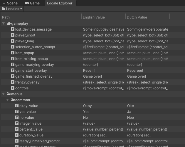 Localization for Unity